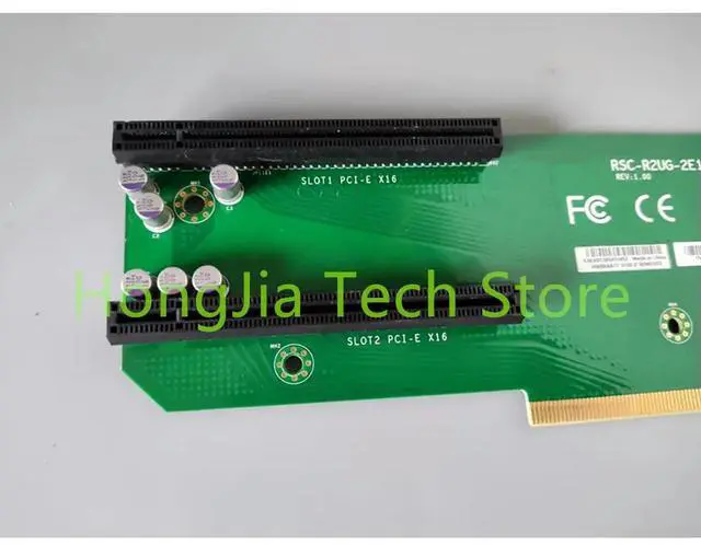 Alt view image 4 of 4 - RSC-R2UG-2E16R-X9 server adapter card PCIEX16 horizontal GPU card expansion card