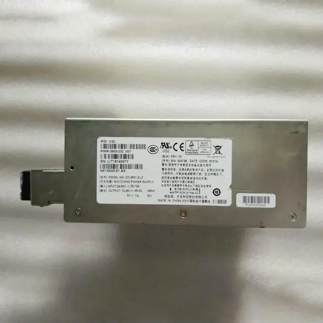 Alt view image 4 of 4 - For Power Supply for 3945/K9 3925 Routers 341-0240-01 DC PWR-3900-DC