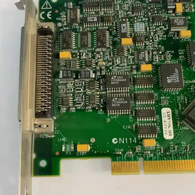 Alt view image 4 of 4 - For N I 187570C-02 2004 Version 200kS/s, 12-bit 16-channel Analog Input multi-function Data Acquisition Card PCI-6024E