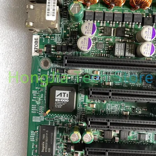 Alt view image 3 of 3 - For 771 Dual Channel Server Motherboard X7DBE