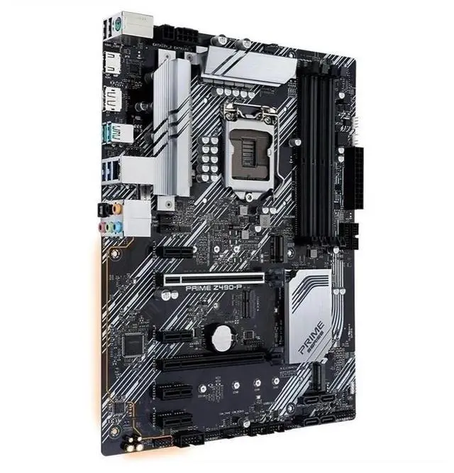 Alt view image 7 of 7 - Working Desktop Motherboard PRIME Z490-P LGA 1200 Support I5-10600K DDR4 Good