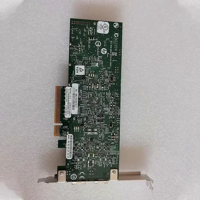 Alt view image 7 of 7 - For 652503-B652503-B21 10 Gigabit Network Card With Dual Electrical Ports 656244-001 NC530SFP