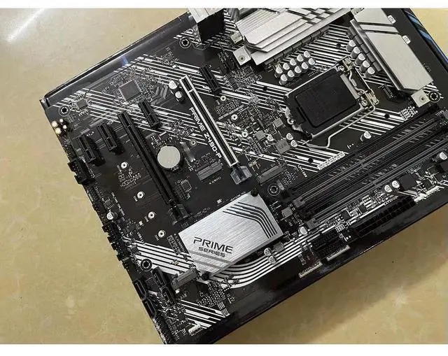 Alt view image 6 of 7 - Working Desktop Motherboard PRIME Z490-P LGA 1200 Support I5-10600K DDR4 Good