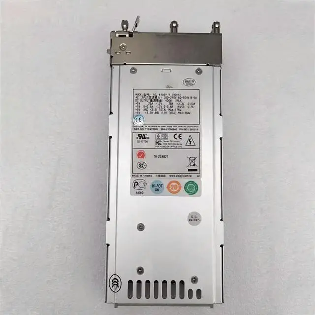 Alt view image 2 of 4 - For R2Z-6400P-R 400W MIW-6500P Server Power Supply