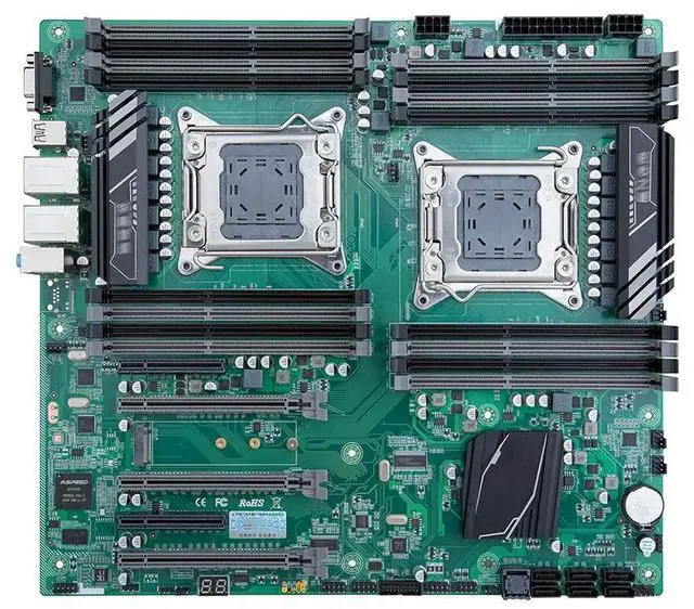 Alt view image 2 of 4 - For X79 Motherboard Dual CPU LGA 2011 REG ECC DDR3 E-ATX X79 16D