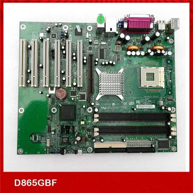 Alt view image 2 of 4 - Industrial Control Board Motherboard For D865GBF D865PERC E210882 865G 6*PCI Integrated Graphics Sound Card