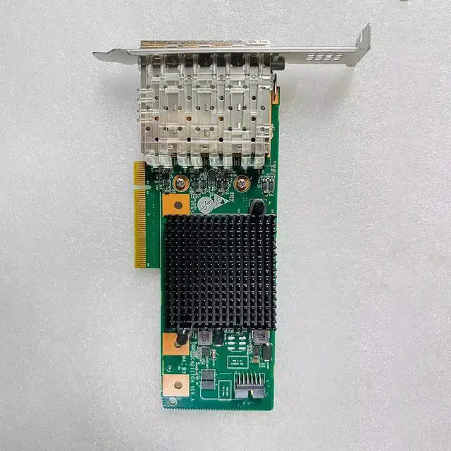 Alt view image 3 of 3 - For For X710DA4 Chip 10 Gigabit Network Card With Four Electrical Ports CN21ITGH SP332