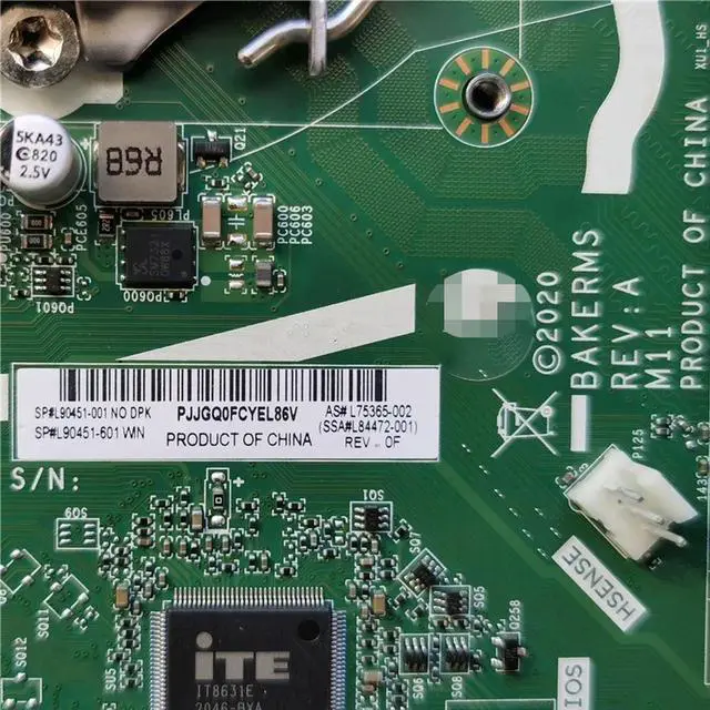 Main image of Desktop Motherboard for 280 G5 SFF L90451-001 L90451-601 Bakerms LGA1200 Good