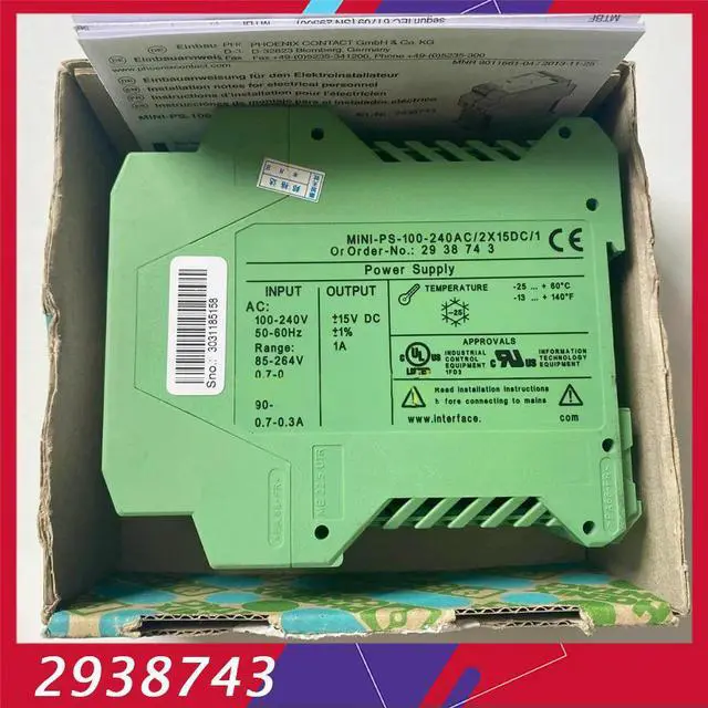 Main image of For Phoenix Power Supply MINI-PS-100-240AC/2X15DC/1 2938743