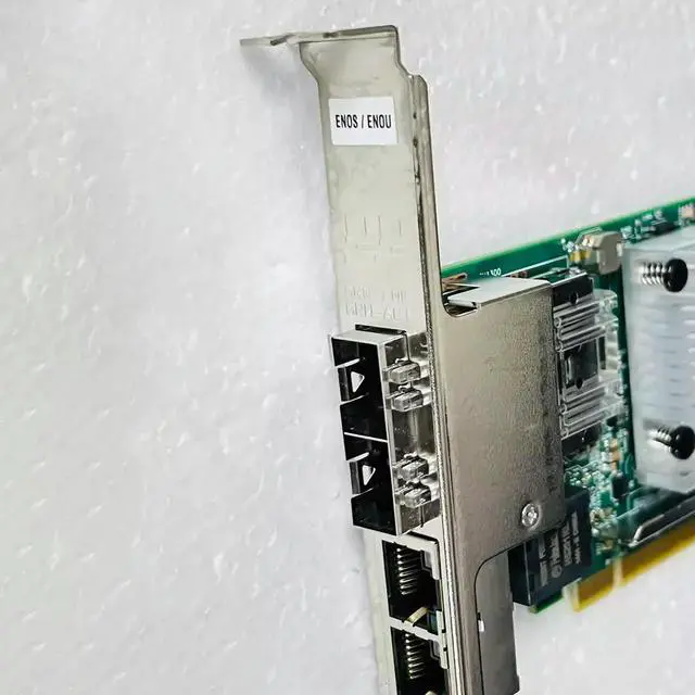 Alt view image 3 of 4 - For EN0S/EN0U PCIe3 10 Gigabit network card With (10Gbx2+1GbEx2) Four Electrical Ports 00E2715 00E2719