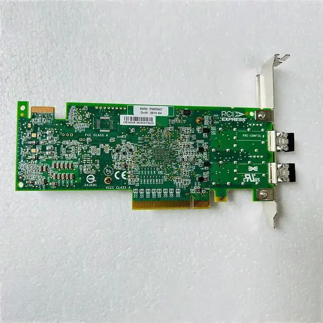 Alt view image 2 of 4 - For EN0A 577F P7 Dual Port 16G FC HBA Card 00E3496 00E9266 74Y2221