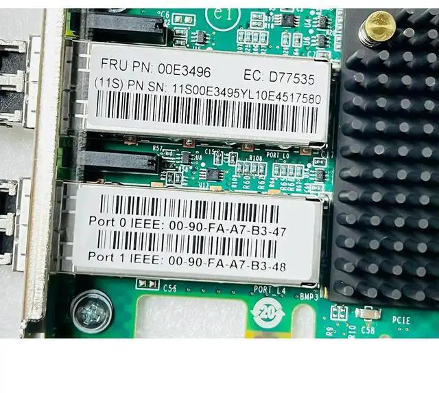 Alt view image 3 of 4 - For EN0A 577F P7 Dual Port 16G FC HBA Card 00E3496 00E9266 74Y2221