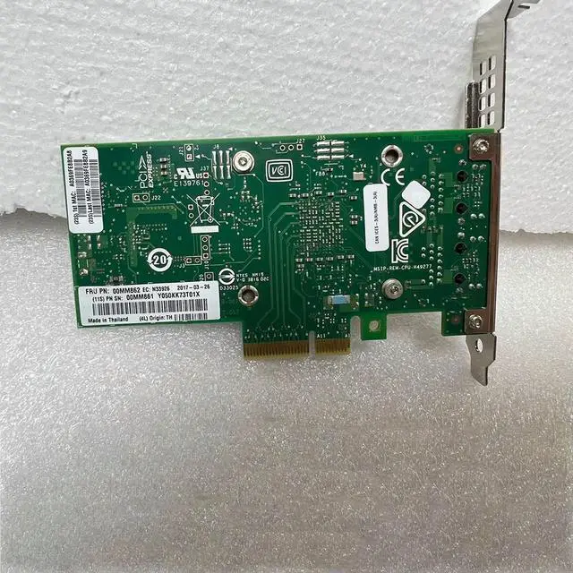 Alt view image 2 of 4 - For for Network Card 10GbE NIC Electrical Port 00MM862 0MM860 X550-T2