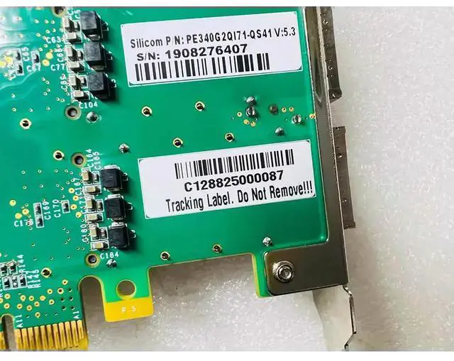 Alt view image 3 of 3 - For SILC 40G Fiber Optic Card 10 Gigabit network card With Double Electrical Ports PE340G2QI71-QS41