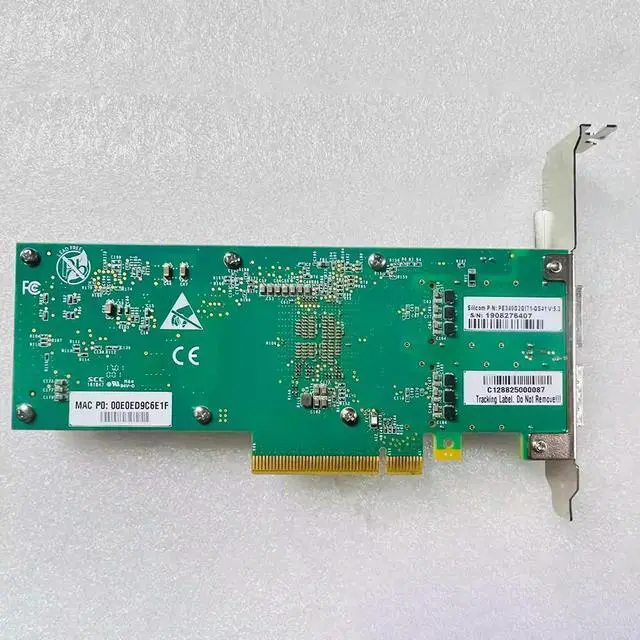 Alt view image 2 of 3 - For SILC 40G Fiber Optic Card 10 Gigabit network card With Double Electrical Ports PE340G2QI71-QS41