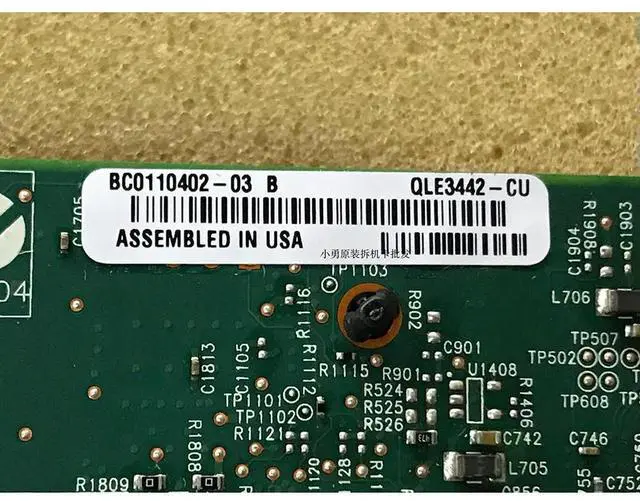 Alt view image 3 of 4 - For Qlogic QLE3442-SR CU DUAL PORT PCIE GEN3 TO 10GB ETHERNET 10 Gigabit fiber optic net-work card