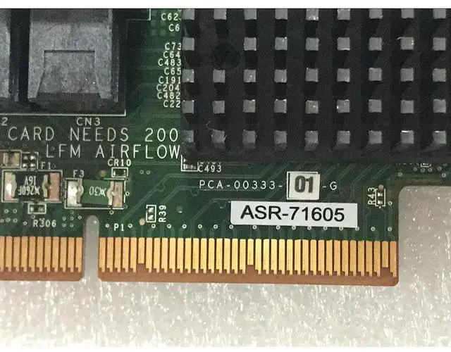 Alt view image 3 of 4 - For Adaptec 1G 16-port array card PCIe 3.0 6G fully functional array card ASR-71605