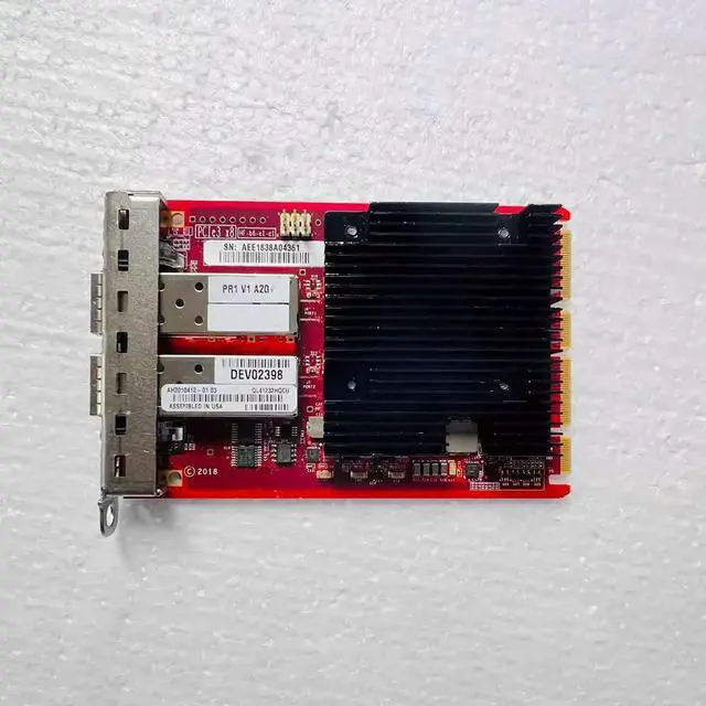 Alt view image 2 of 4 - For QLGC 10 Gigabit network card With double Electrical Ports SFP28 QL41232 QL41232HQCU