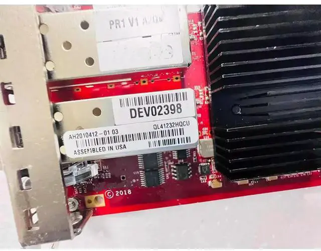 Alt view image 4 of 4 - For QLGC 10 Gigabit network card With double Electrical Ports SFP28 QL41232 QL41232HQCU