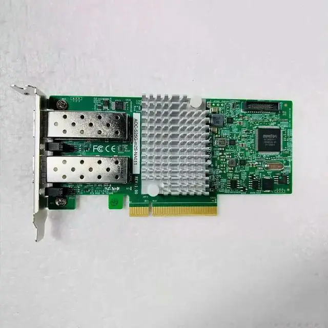 Alt view image 2 of 4 - For cx-4 Gigabit Network Card With Dual Electrical Ports 25g SFP +Mellanox AOC-S25G-M2S-NA011 AOC-S25G-M2S