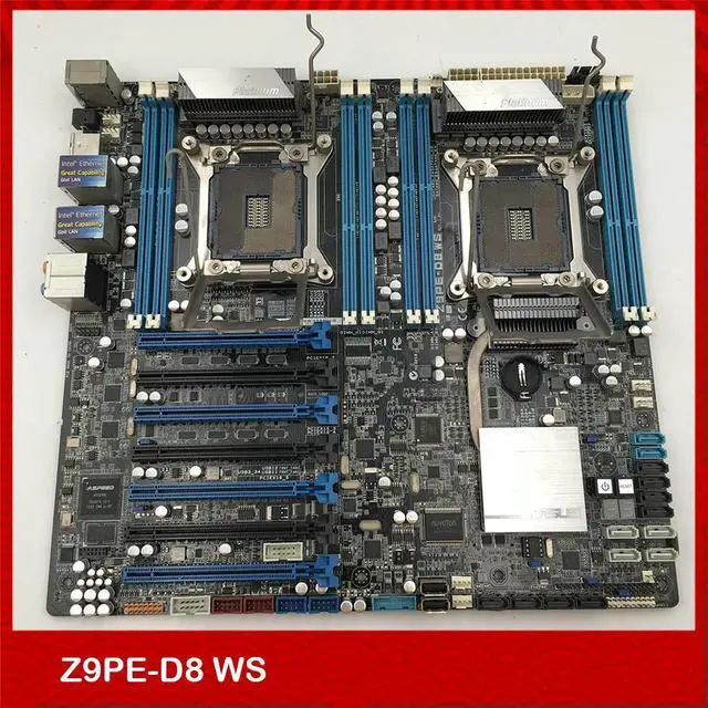 Main image of Server Motherboard For For Z9PE-D8 WS 14*SATA 7*PCI-Ee E5-2696 2680 V2 , Good