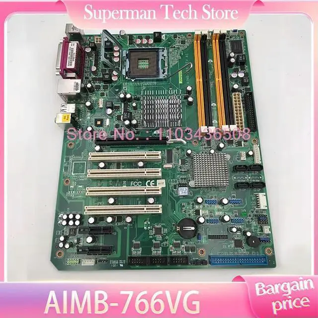Alt view image 4 of 6 - AIMB-766VG Industrial Computer Motherboard For ADVANTECH AIMB-766 Rev.A1 AIMB-766VG-00A1E