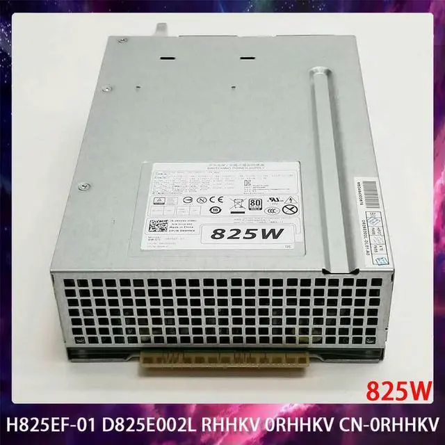 Alt view image 4 of 6 - H825EF-01 D825E002L RHHKV 0RHHKV CN-0RHHKV Workstation Power Supply For T5600 T5610 MAX 825W