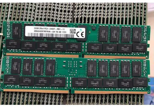 Alt view image 5 of 6 - 1 Pcs RAM 32GB DDR4 2400MHz 2RX4 PC4-2400T 2400 RECC For SK Hynix Server Memory