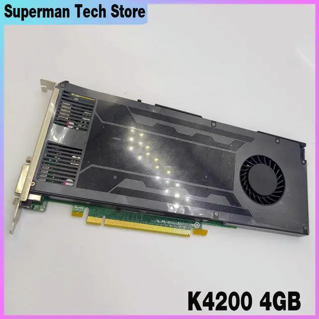Main image of GPU For Quadro K4200 4GB GDDR5 Graphics Cards Video PS rendering 3D modeling CAD
