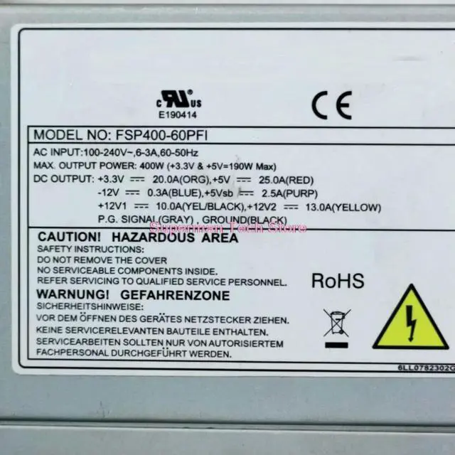 Alt view image 3 of 3 - FSP400-60PFI For SIEMENS Industrial Control Power Supply