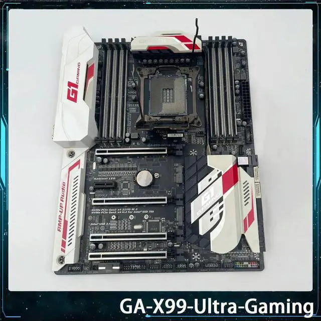 Main image of For X99 GA-X99-Ultra-Gaming LGA 2011-V3 DDR4 128GB PCI-E 3.0 ATX Desktop Motherboard