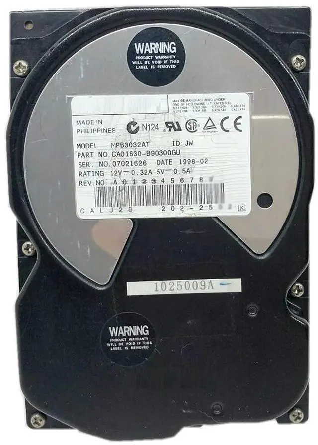 Alt view image 2 of 3 - MPB3032AT For FUJITSU Industrial Device Hard Disk 3GB 3.5" Parallel Port IDE PC Hard Drive