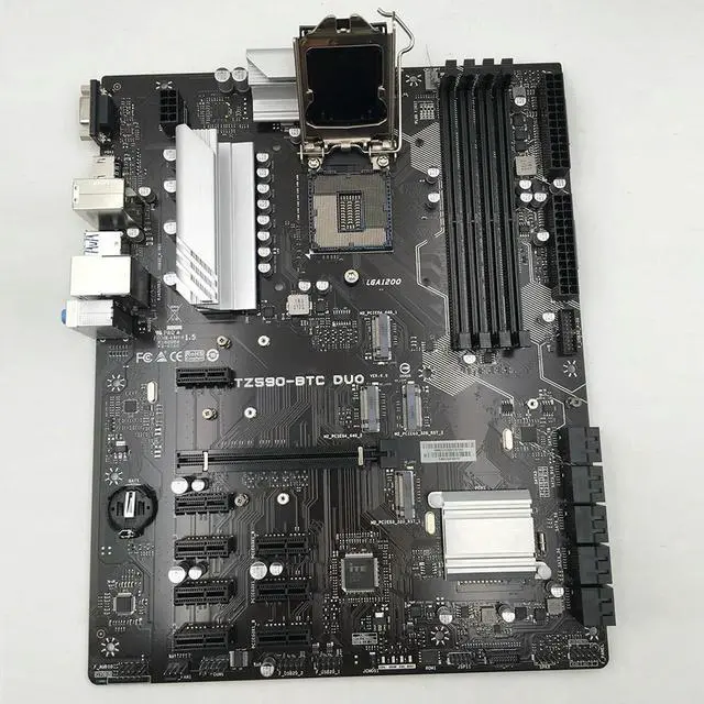 Alt view image 2 of 3 - Motherboard TZ590-BTC DUO 6Gb/s Support 10th/11th Generation Processor For LGA1200 DDR4 PCIe 3.0 USB 3.2 M.2 SATA3