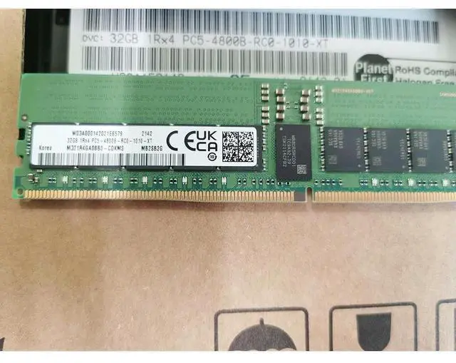 Alt view image 3 of 3 - 1Pcs For 32G 1RX4 PC5-4800 ECC REG RDIMM Server Memory 32GB 4800 DDR5