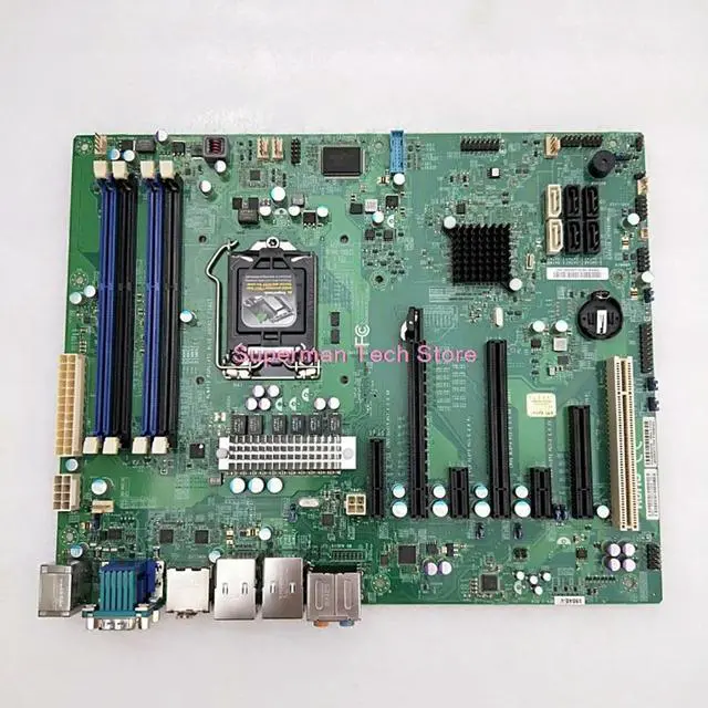 Alt view image 2 of 3 - Motherboard LGA1155 DDR3 Xeon E3-1200 v2 Series Core i7/i5/i3 (non-ECC UDIMMs Only) Processors For X9SAE-V