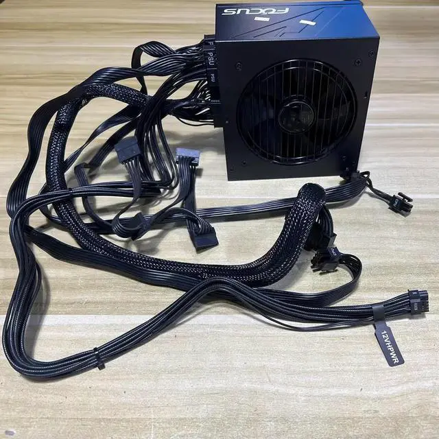 Alt view image 3 of 3 - GX1000W FOCUS GX-1000 Full Module Power Supply SSR-1000FX 8+8P 24P Small 12P50W PSU