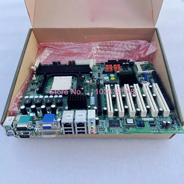 Alt view image 3 of 3 - Industrial Computer Motherboard Dual Network Port 6 PCI For IEI IMBA-690AM2-R11