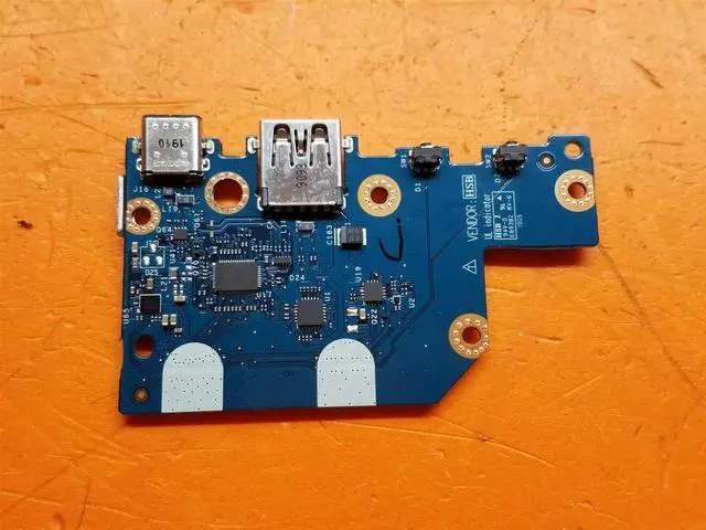 Main image of 0RJ2NM For 11 3100 2-in-1 Chromebook Power and USB Daughterboard Full Teste
