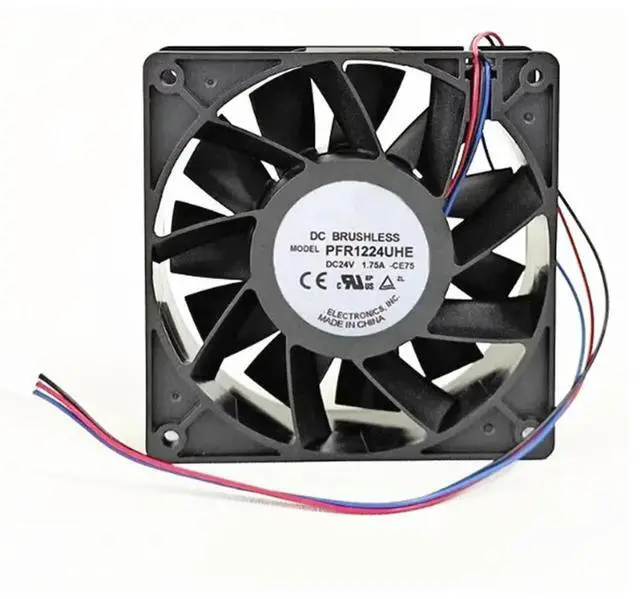 Main image of for Delta PFR1224UHE 12038 1.75A 24V 12CM 3-Pin Inverter Cooling Fan