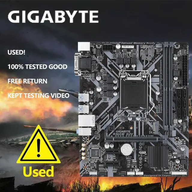 Main image of B360M D2V Motherboard B360 A 1151 DDR4 Micro ATX VGA Core PS/2