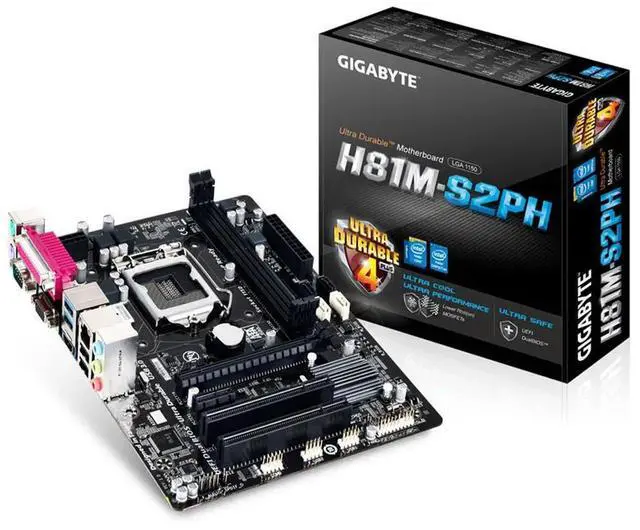 Main image of GA-H81M-S2PH Desktop Motherboard H81 A 1150 i3 i5 i7 DDR3 16G