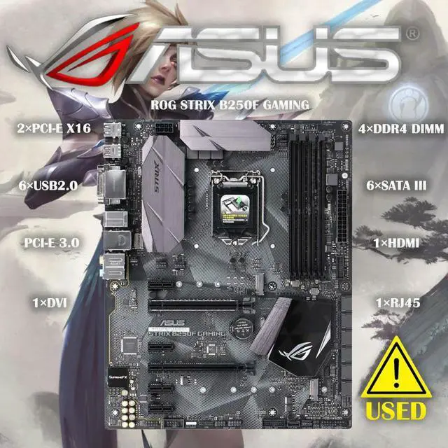 Main image of ROG STRIX Z270-F GAMING Desktop Motherboard Socket A 1151 i7 i5 i3 Z270 DDR4 USB3.0 mainboard PC boards