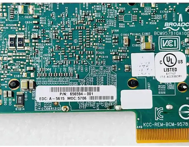 Main image of For 10Gb 530T 10 Gigabit network card With Double Electrical Ports 657128-001 656594-001 656596-B21