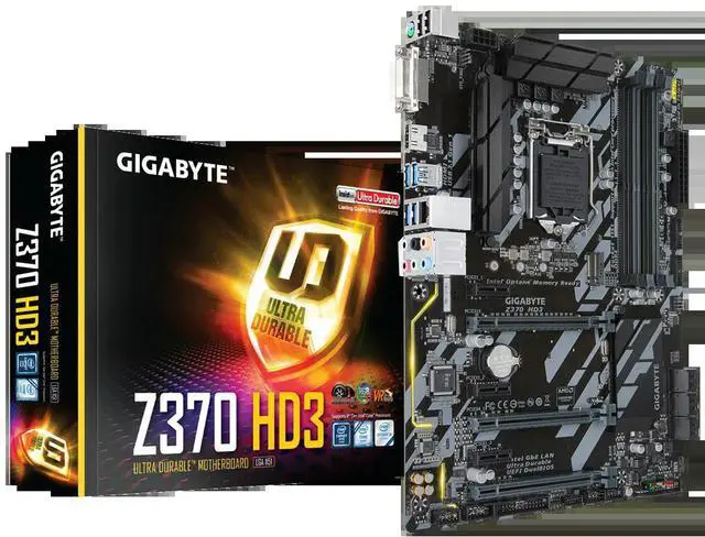 Main image of GA-Z370 HD3 Z370 HD3 Motherboard A1151 DDR4 Z370 Support i3 8100 i5 8500 I7 8700K