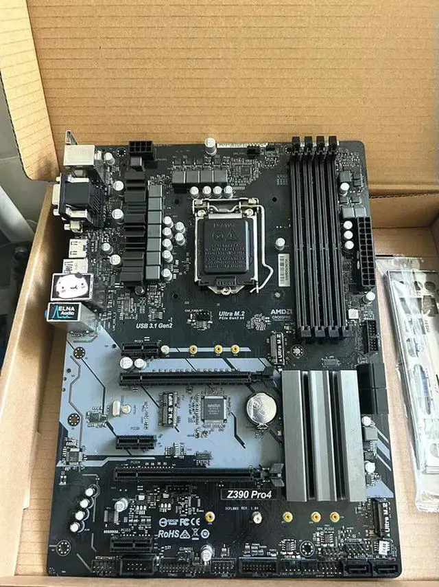 Main image of For Z390 Pro4 Motherboard Z390 Socket A1151 DDR4 SATA3 USB3.0 M.2