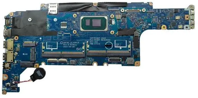 Main image of 035X97 For Latitude 5420 Motherboard GDF40 LA-K491P i7-1165G7