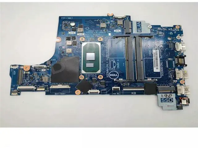 Main image of CN-004C38 04C38 For Inspiron 3593  Laptop Motherboard  I7-1065G7 CPU LA-J081P Full Teste