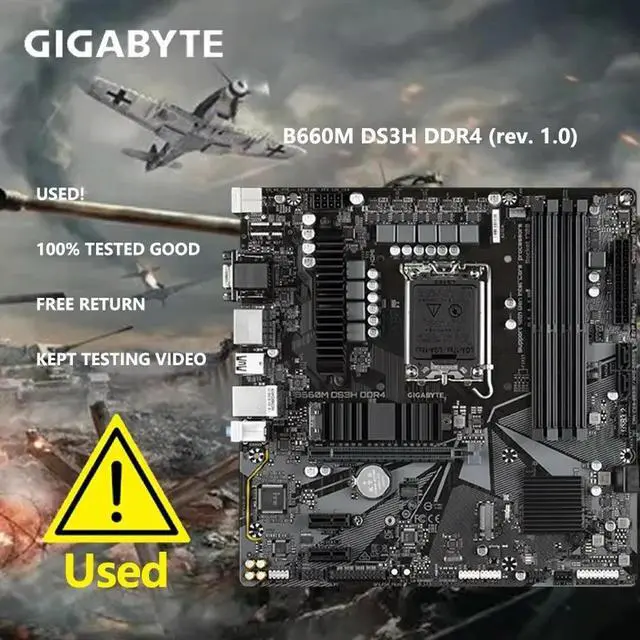 Main image of B660M DS3H AX DDR4 Motherboard Micro-ATX For B660 Chipset