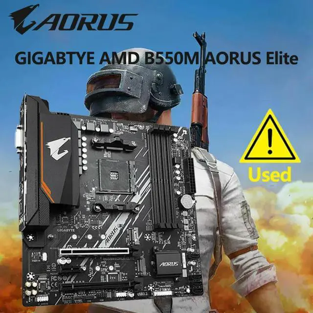 Main image of B550M ELITE Motherboard B550 Socket AM4 DDR4 HDMI-compatible 128GB PCI-E 4.0 M.2