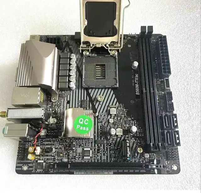 Main image of B560 B560M Mini-ITX Motherboard B560M-ITX/ac A 1200 DDR4 64GB M.2 PCI-E 4.0 support Core i9-11900 cpu i5-10400F cpu